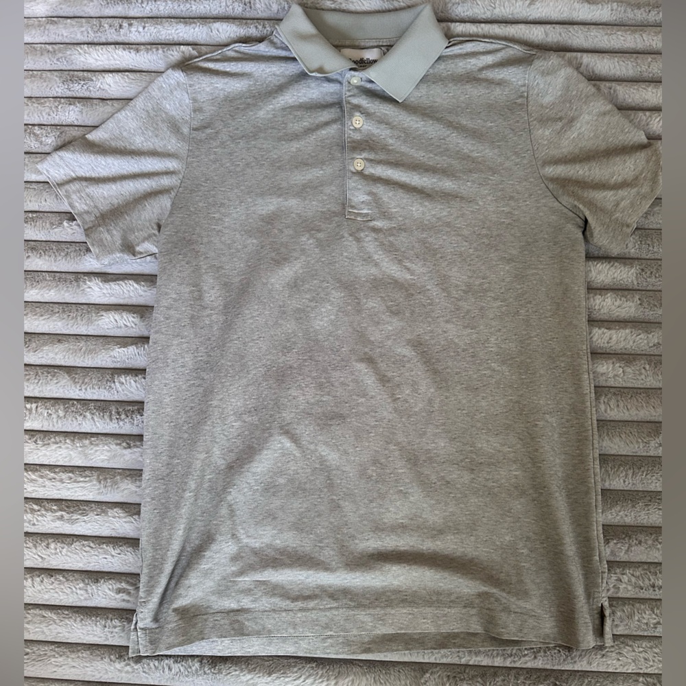 Goodfellow & Co Light Gray Polo Shirt